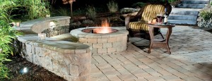 outdoor fire pit landscape design